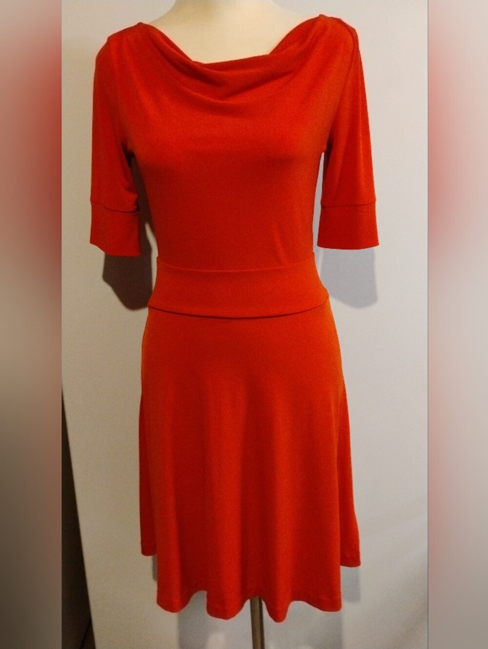 Orange Red Banana Republic Dress Size 0